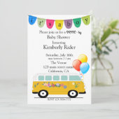 Rijvaardigheid op Baby shower Kaart (Staand voorkant)