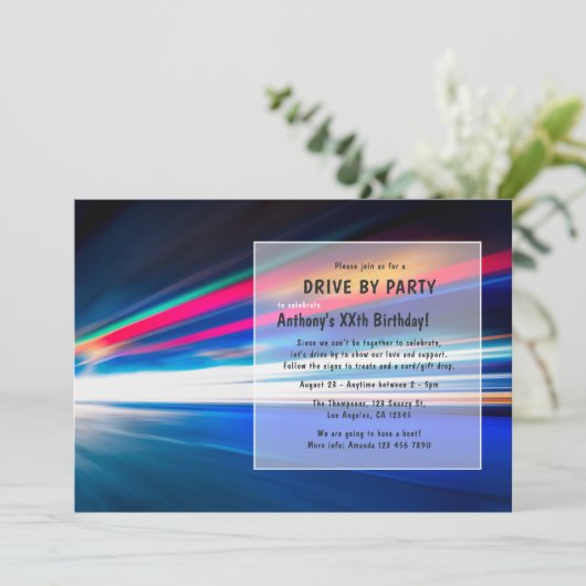 Rijvaardigheid per dag Uitnodiging (Staand voorkant)