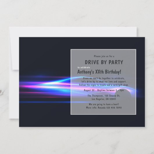 Rijvaardigheid per dag Uitnodiging (Voorkant)