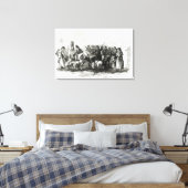 Rijvee voor huur canvas afdruk (Insitu (Slaapkamer))