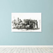 Rijvee voor huur canvas afdruk (Insitu (Houten vloer))