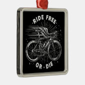 Rijvrij of sterven fietsen metalen ornament (Rechts)