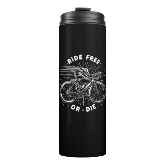 Rijvrij of sterven fietsen thermosbeker (Voorkant)