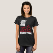 Rijwiel met mountainbiking t-shirt (Voorkant volledig)