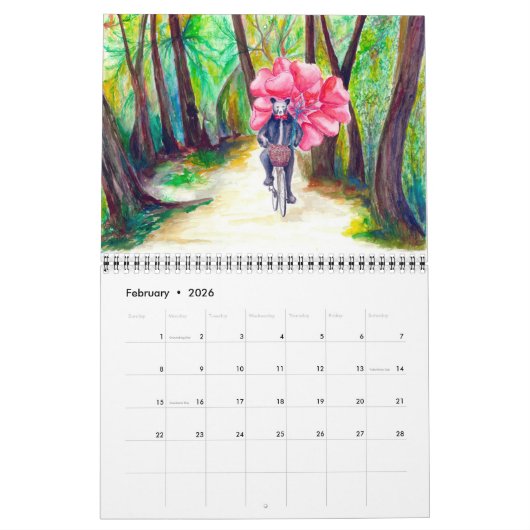 Rijwieldieren 2021 Kalender (Feb 2026)