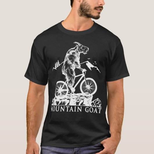 Rijwielfietsen in het gebergte van het gebergte t-shirt (Voorkant)