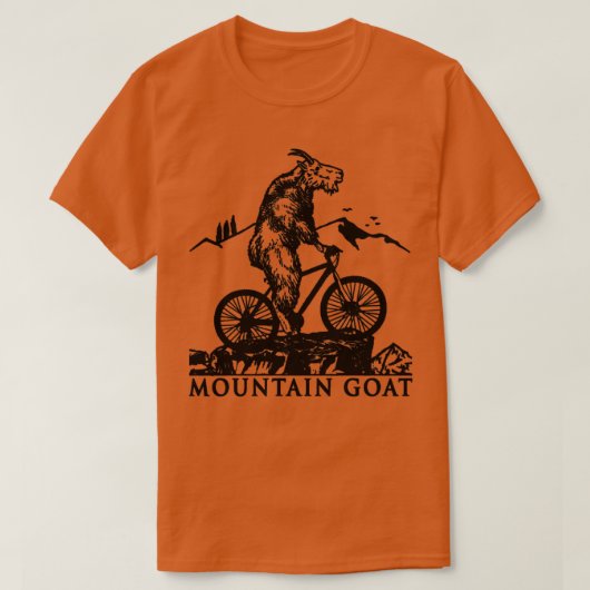 Rijwielfietsen in het gebergte van het gebergte t-shirt (Design voorkant)