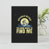 Rijwielfietsen met fietsen in het gebergte, in rus bedankkaart (Staand voorkant)