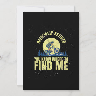 Rijwielfietsen met fietsen in het gebergte, in rus bedankkaart