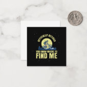 Rijwielfietsen met fietsen in het gebergte, in rus notitiekaartje (Voorkant / Achterkant in situ)