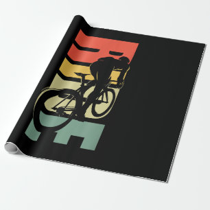 Rijwielfietsen op de weg cadeaupapier