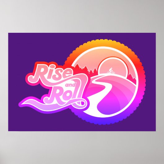 rijwielrenner poster (Voorkant)