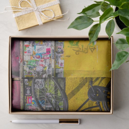 rijwielrijwielkunst tissuepapier (Geschenk)