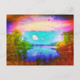 Rijwieltje van het Briefkaart van Kent Lake Colors