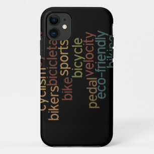 rijwielwoordwolk Case-Mate iPhone case