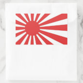 Rijzende zon Japanse vlag Stickers (Tas)