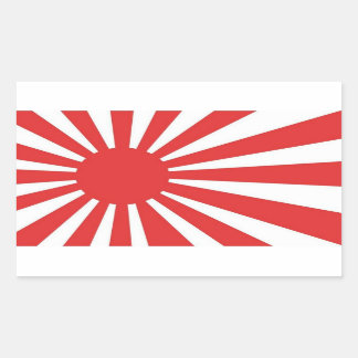 Rijzende zon Japanse vlag Stickers