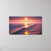 Rijzende zon "Vaastu Shastra" Canvas Afdruk (Voorkant)