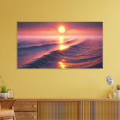 Rijzende zon "Vaastu Shastra" Canvas Afdruk (Insitu (Woonkamer))