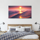 Rijzende zon "Vaastu Shastra" Canvas Afdruk (Insitu (Slaapkamer))