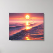 Rijzende zon "Vaastu Shastra" Canvas Afdruk (Voorkant)