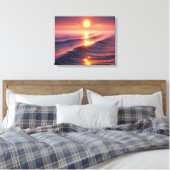 Rijzende zon "Vaastu Shastra" Canvas Afdruk (Insitu (Slaapkamer))