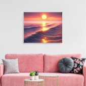 Rijzende zon "Vaastu Shastra" Canvas Afdruk (Insitu (Woonkamer))