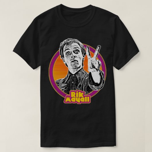 Rik Mayall Retro Fan Design T-shirt (Design voorkant)