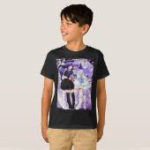 Rika Furude En Hanyuu Sticker  T-shirt (Voorkant volledig)