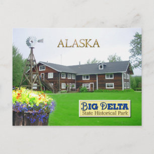 Rika's Landing Roadhouse, Big Delta, Alaska Briefkaart