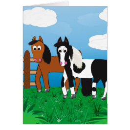 Riki en J.R. briefkaart