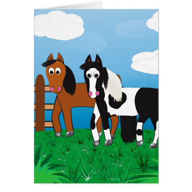 Riki en J.R. briefkaart (Voorkant)