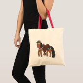 Riki Western paard Tote Bag (Voorkant (product))