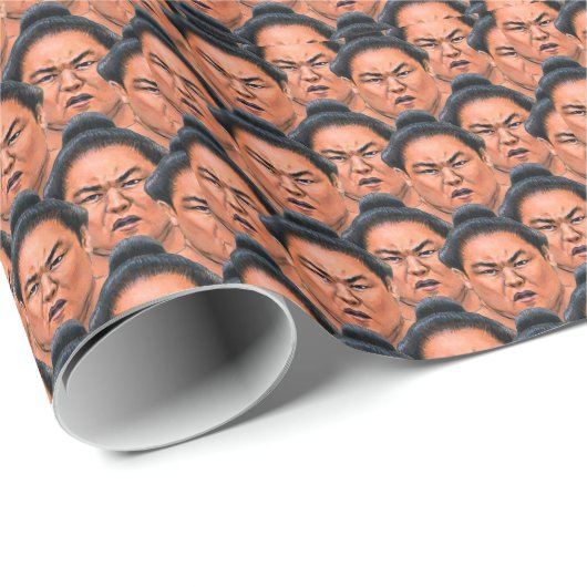 RIKISHI! (Sumo Wrestler) Cadeaupapier (Rol Hoek)