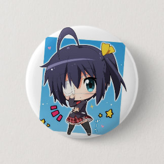 Rikka Takanashi chibi (Chuunibyou_Anime) Ronde Button 5,7 Cm
