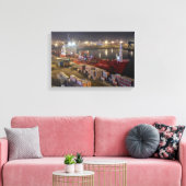 Rikke Theresa vrachtschip in de haven van Hull Canvas Afdruk (Insitu (Woonkamer))