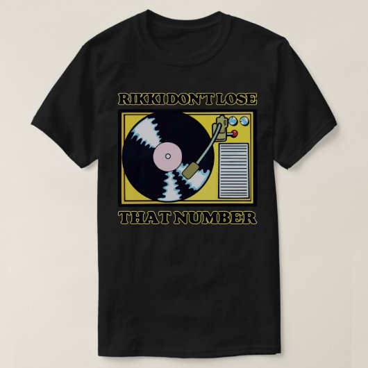 Rikki is dat nummer niet kwijt t-shirt (Design voorkant)