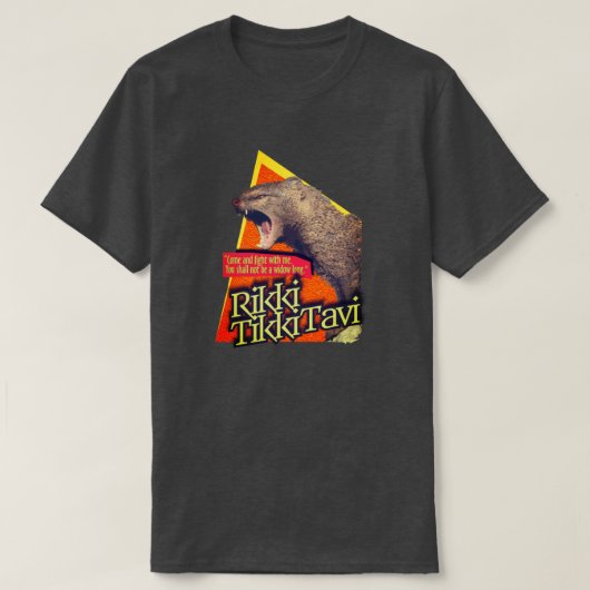 Rikki Tikki Tavi T-shirt (Design voorkant)