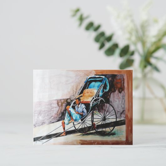 rikshawpulp briefkaart (Staand voorkant)