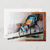 rikshawpulp briefkaart (Voorkant / Achterkant)