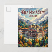 Rila Monasterie Bulgarije Briefkaart (Voorkant / Achterkant)