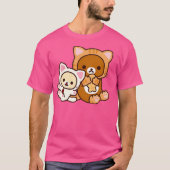 Rilakkuma-and-Korilakkuma-in-kostuums T-shirt (Voorkant)