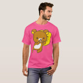 Rilakkuma eet koekje Kawaii T-shirt (Voorkant volledig)