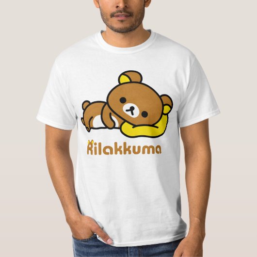 " Rilakkuma Relax Beer Cartoon Character" T-shirt (Voorkant)