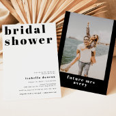 RILEY Bold Bohemian Retro Photo Vrijgezellenfeest Kaart