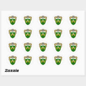 Riley Coat of Arms (Beheerd) Ronde Sticker (Vel)