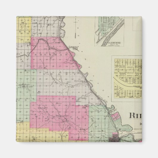 Riley County, Kansas Magneet (Voorkant)