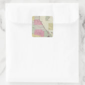 Riley County, Kansas Vierkante Sticker (Tas)