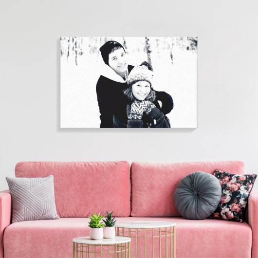 Riley en Ellen Canvas Afdruk (Insitu (Woonkamer))