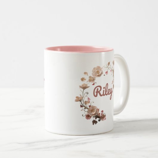 Riley Floral Mok (Voorkant rechts)